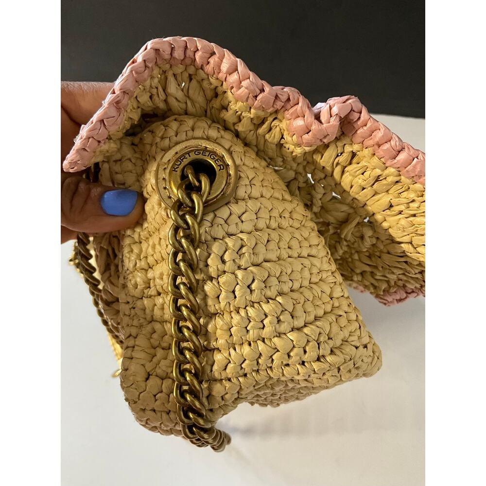 Kurt Geiger London small Chelsea ruffled shoulder bag - Picture 5 of 13
